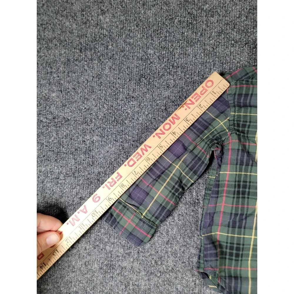 Polo Ralph Lauren Baby Boys Button Down Shirt 12M Long Sleeve Pony Preppy Plaid